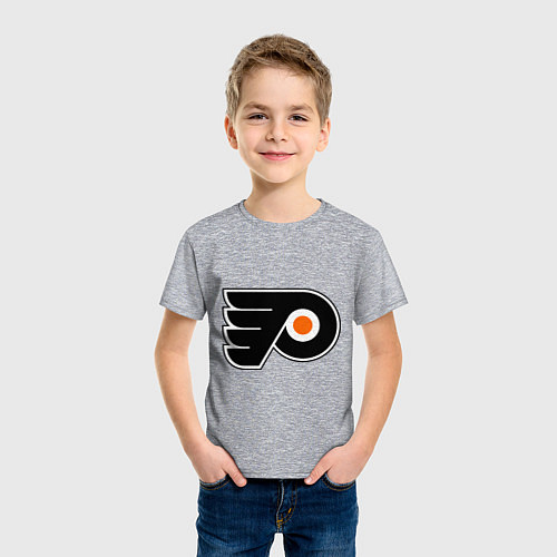 Детская футболка Philadelphia Flyers / Меланж – фото 3