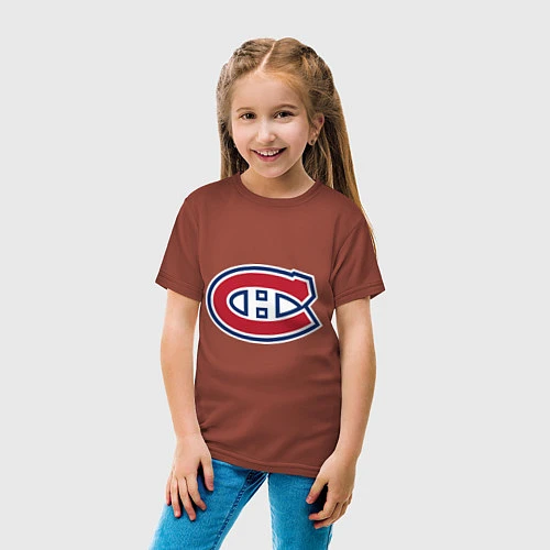 Детская футболка Montreal Canadiens / Кирпичный – фото 4