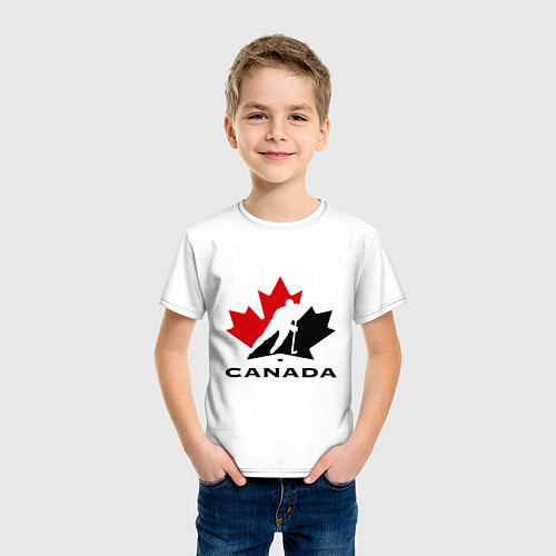 Детская футболка Canada / Белый – фото 3