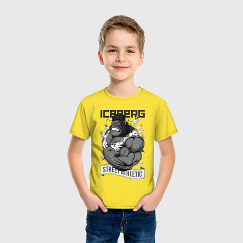 Детская футболка Gorilla | Iceberg / Желтый – фото 3