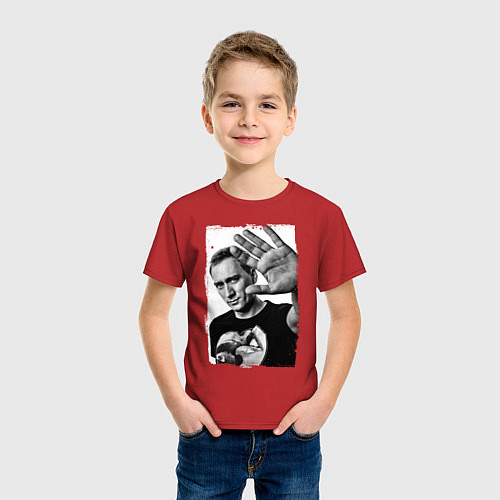 Детская футболка Paul van Dyk: Retro style / Красный – фото 3