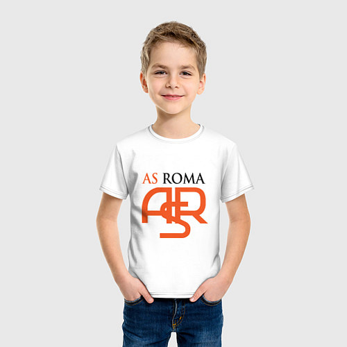 Детская футболка Roma ASR / Белый – фото 3