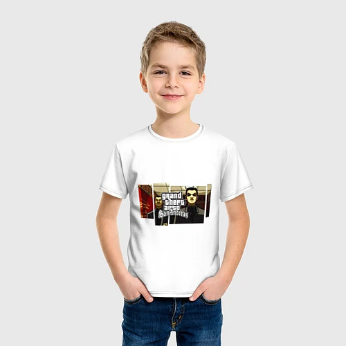 Детская футболка GTA San Andreas / Белый – фото 3