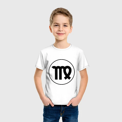 Детская футболка Символ Дев / Белый – фото 3
