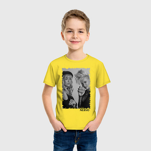 Детская футболка NERVO / Желтый – фото 3