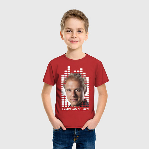 Детская футболка EQ: Armin van Buuren / Красный – фото 3
