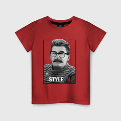 Футболка хлопковая детская Stalin: Style in, цвет: красный