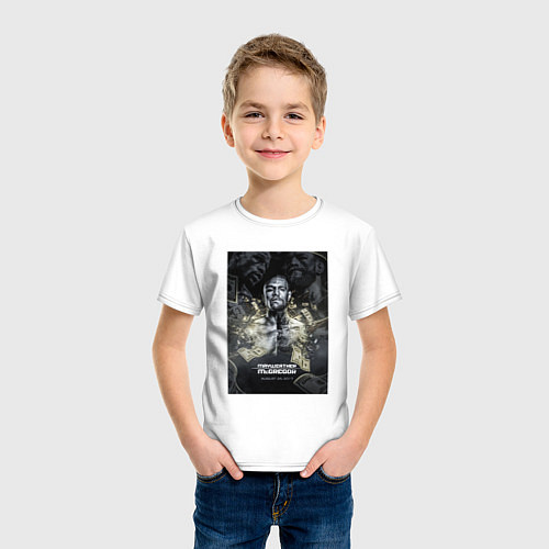Детская футболка Мейвезер Флойд / Белый – фото 3