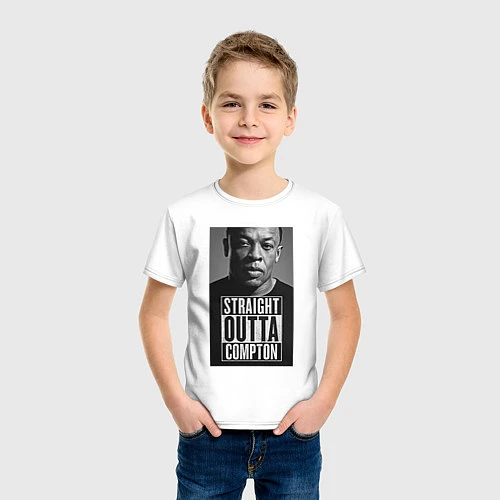 Детская футболка Dr. Dre: Straight Outta / Белый – фото 3