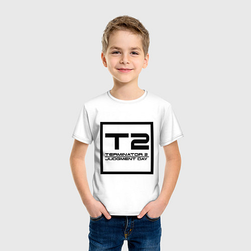Детская футболка T2: Judgment day / Белый – фото 3