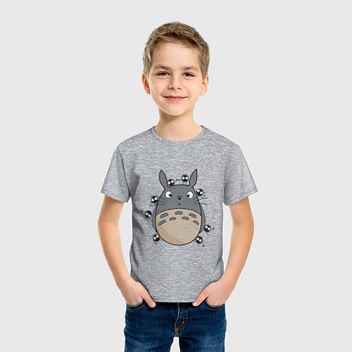 Детская футболка Тоторо / Меланж – фото 3