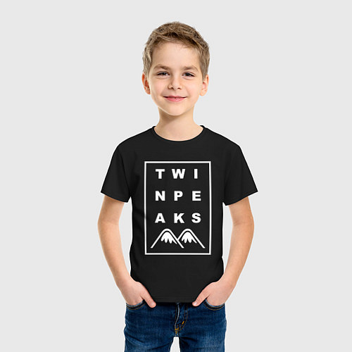 Детская футболка Twin Peaks / Черный – фото 3