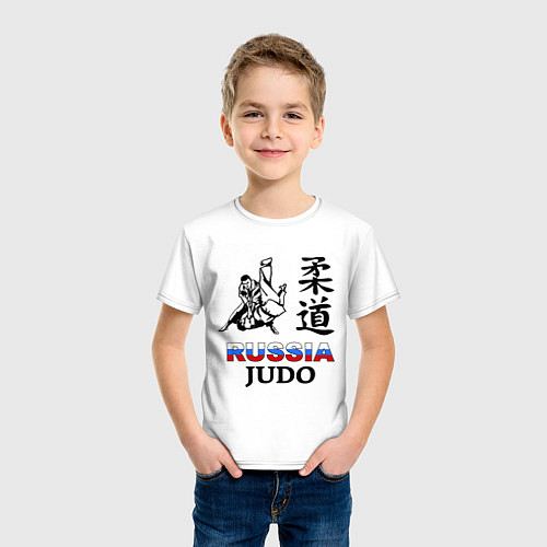 Детская футболка Russia Judo / Белый – фото 3