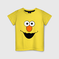 Футболка хлопковая детская Cookie Monster: Elmo, цвет: желтый
