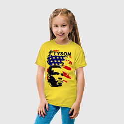 Футболка хлопковая детская Mike Tyson: USA Boxing, цвет: желтый — фото 2
