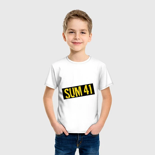 Детская футболка Sum-41 / Белый – фото 3