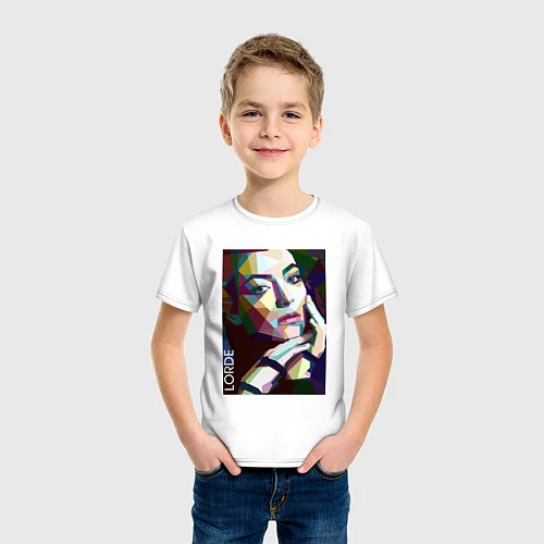 Детская футболка Lorde Art / Белый – фото 3