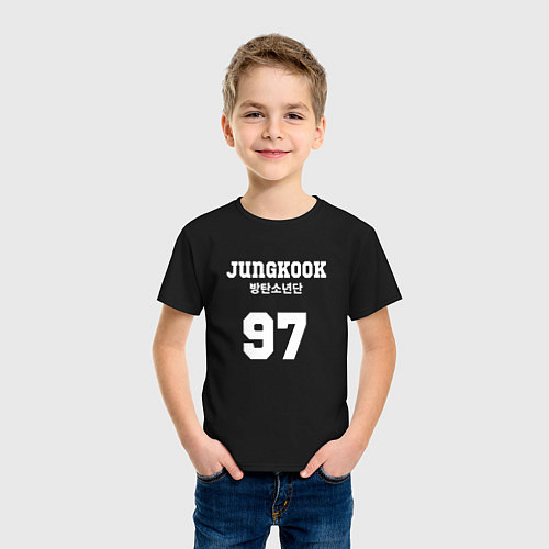 Детская футболка Jungkook 97 / Черный – фото 3