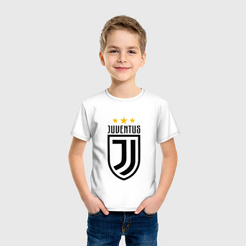 Детская футболка Juventus FC: 3 stars / Белый – фото 3