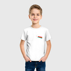 Футболка хлопковая детская Dark side of the moon, цвет: белый — фото 2