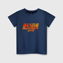 Футболка хлопковая детская Blade Runner 2049, цвет: тёмно-синий