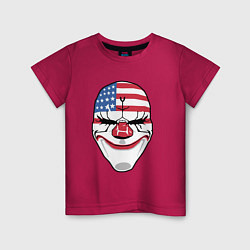 Футболка хлопковая детская American Mask, цвет: маджента