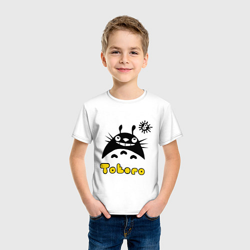 Детская футболка Totoro тоторо / Белый – фото 3