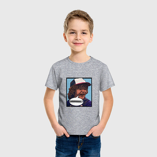 Детская футболка Очень странные дела / Меланж – фото 3