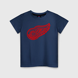 Футболка хлопковая детская Detroit Red Wings: Pavel Datsyuk, цвет: тёмно-синий