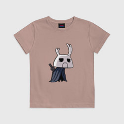 Футболка хлопковая детская Hollow Knight, цвет: пыльно-розовый