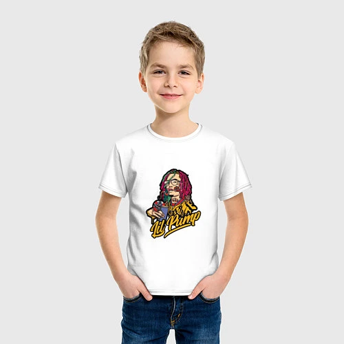 Детская футболка Lil Pump: Street Style / Белый – фото 3