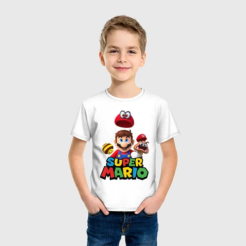 Детская футболка Super Mario / Белый – фото 3