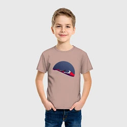 Футболка хлопковая детская Starman, цвет: пыльно-розовый — фото 2