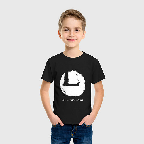 Детская футболка Мы - это Louna / Черный – фото 3