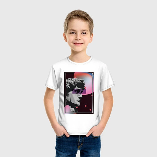 Детская футболка Vapor David / Белый – фото 3