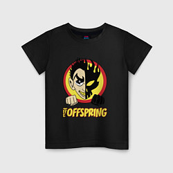 Футболка хлопковая детская The Offspring Boy, цвет: черный