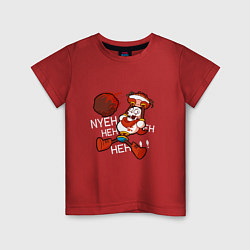 Футболка хлопковая детская Papyrus Undertale, цвет: красный