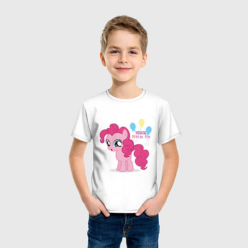 Детская футболка Young Pinkie Pie / Белый – фото 3