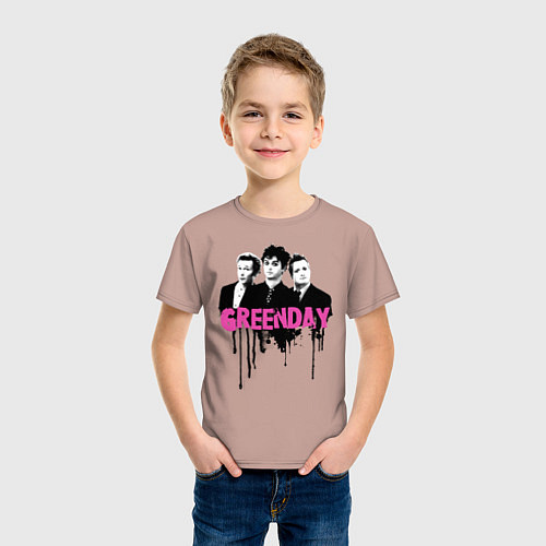 Детская футболка The Green Day / Пыльно-розовый – фото 3