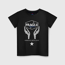 Футболка хлопковая детская Fragile Express, цвет: черный