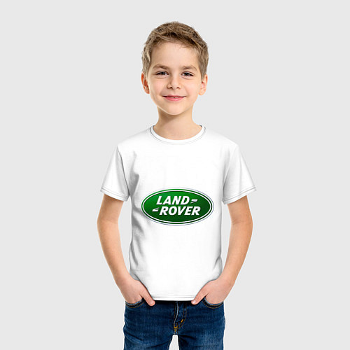 Детская футболка Logo Land Rover / Белый – фото 3