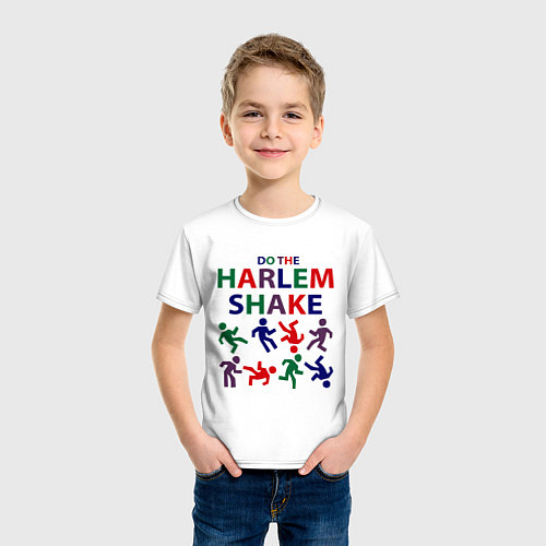 Детская футболка Do The Harlem Shake / Белый – фото 3