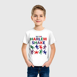 Футболка хлопковая детская Do The Harlem Shake, цвет: белый — фото 2
