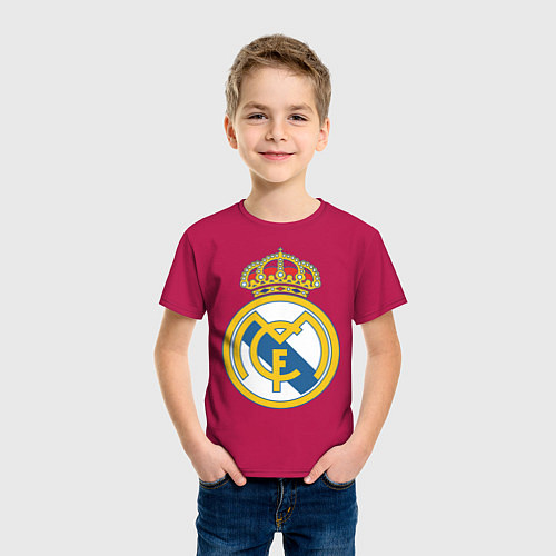 Детская футболка Real Madrid FC / Маджента – фото 3