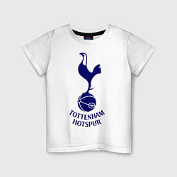 Футболка хлопковая детская Tottenham FC цвета белый — фото 1