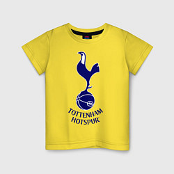 Футболка хлопковая детская Tottenham FC, цвет: желтый