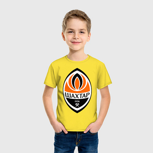 Детская футболка ФК Шахтёр / Желтый – фото 3