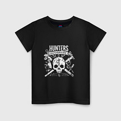 Футболка хлопковая детская Hunters: What's your is mine, цвет: черный