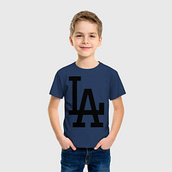 Футболка хлопковая детская LA: Los Angeles, цвет: тёмно-синий — фото 2