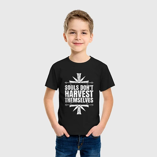 Детская футболка Harvest Themselves / Черный – фото 3